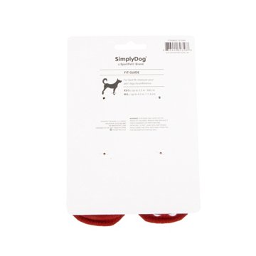 Simply Dog Blue Chevron Print Socks