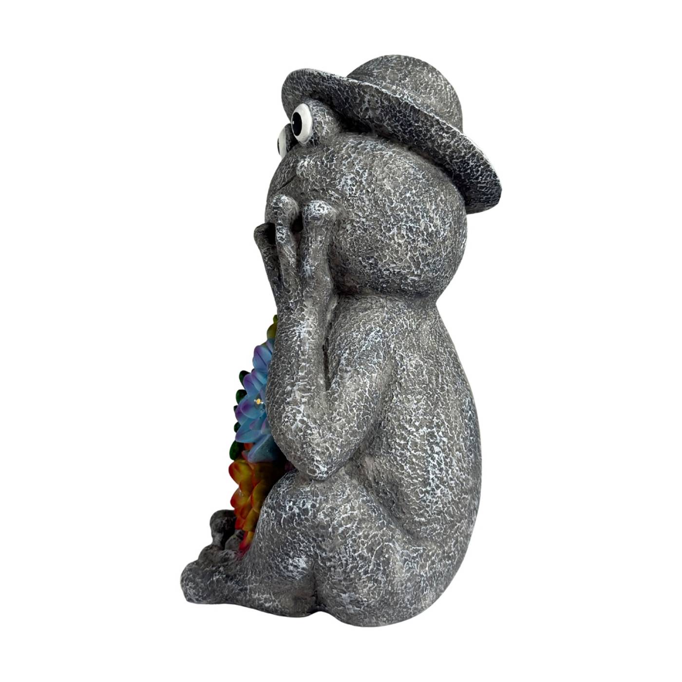 Forever Gifts Solar Succulent Statue - Frog; image 4 of 4