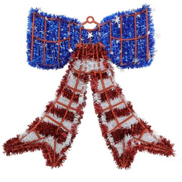 F C Young & Co Patriotic Bow Wreath