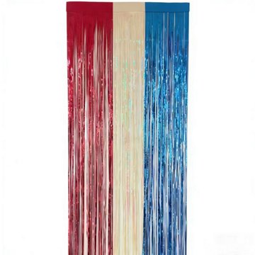 F C Young & Co Patriotic Tinsel Curtain