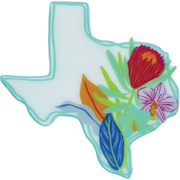 Destination Holiday Texas Resin Summer Table Decor, 5.8"
