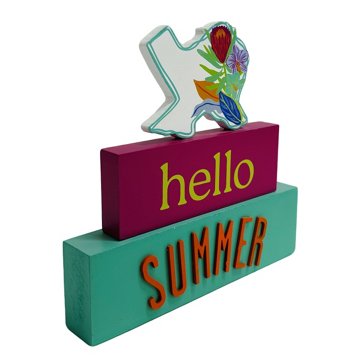 Destination Holiday Hello Summer Texas Table Décor, 8"