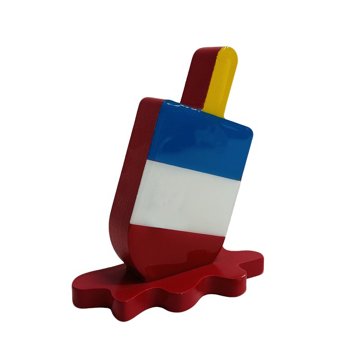 Destination Holiday Melting Popsicle Resin Summer Table Decor, 6"