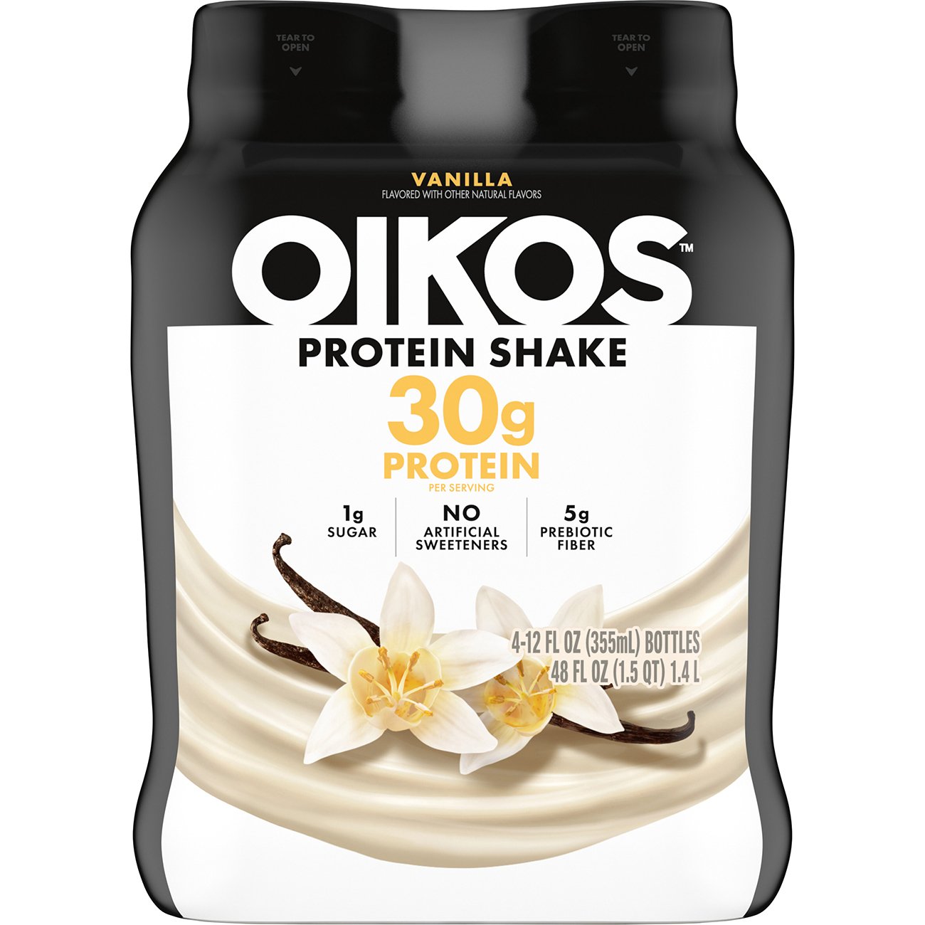 Oikos 30g Protein Shake, Vanilla, 12 fl oz, 18-pack main image 0