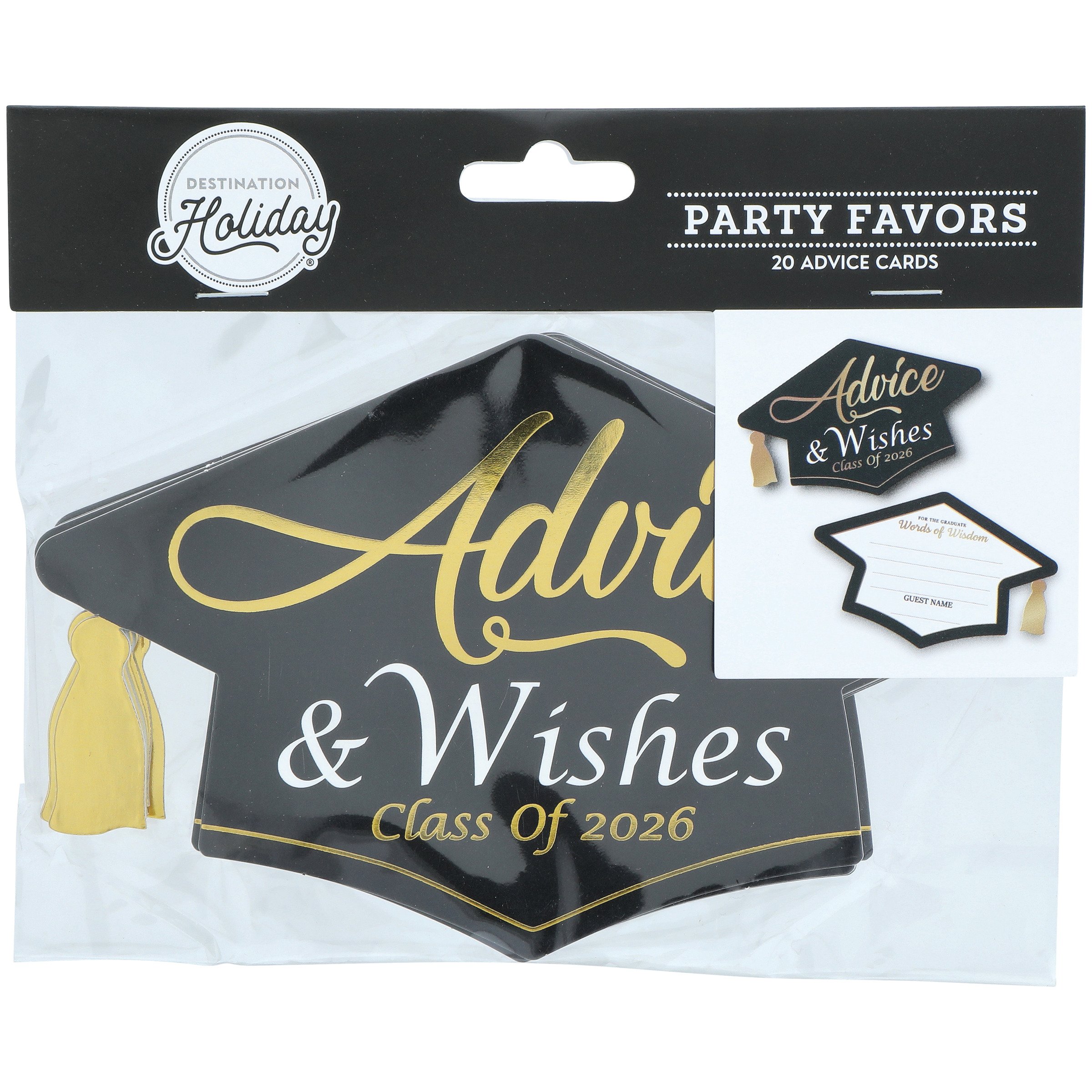 Destination Holiday Graduation 2026 Advice & Wishes Keepsake Cards