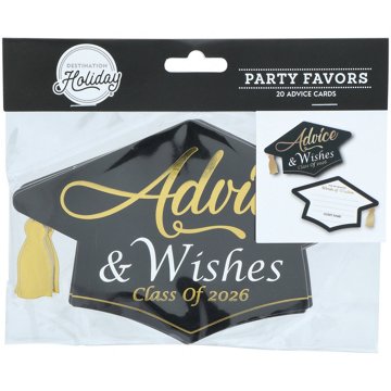 Destination Holiday Graduation 2026 Advice & Wishes Keepsake Cards, 20 ct