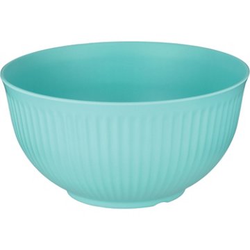 Destination Holiday Ribbed Melamine Serving Bowl - Teal, 11'' x 5.5''