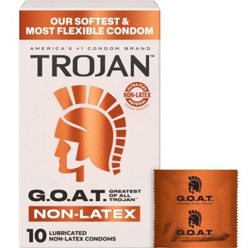 Trojan G.O.A.T. Non Latex Condoms, 10 ct