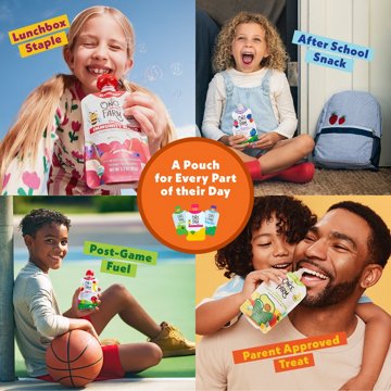 Once Upon a Farm Organic & Dairy Free Oat Milk Smoothie Pouch - Orange Tastic