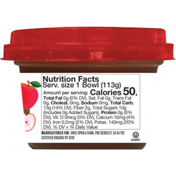 Once Upon a Farm Organic Baby Food Bowl - Apple Strawberry & Zucchini