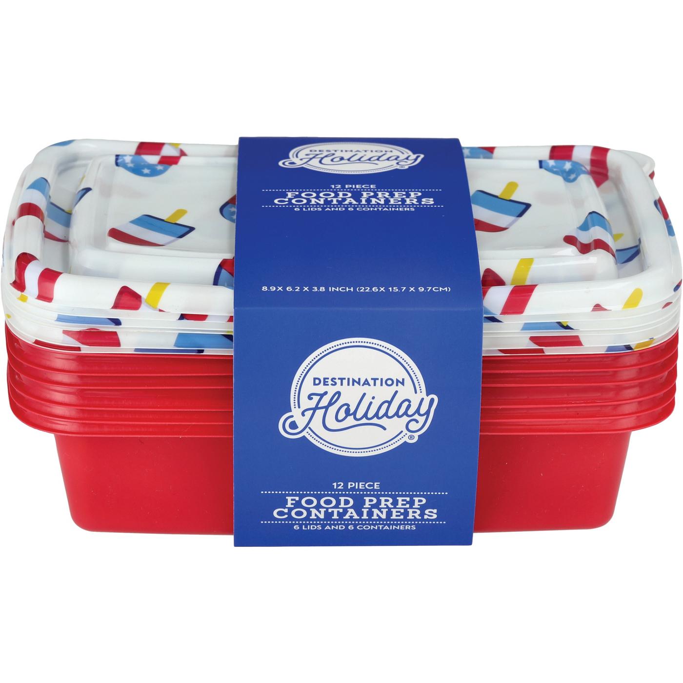 Destination Holiday Popsicles Print Food Prep Containers; image 1 of 3