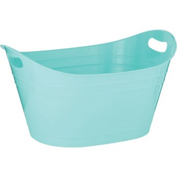Destination Holiday Party Tub - Teal, 17.1'' x 12.8'' x 9.7''