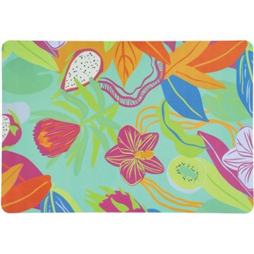 Destination Holiday Floral Texas Reversible Placemat, 16'' x 11''