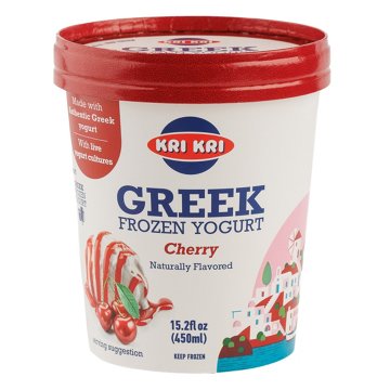 Kri Kri Sour Cherry Frozen Greek Yogurt, 15.2 oz