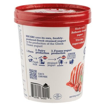Kri Kri Sour Cherry Frozen Greek Yogurt, 15.2 oz