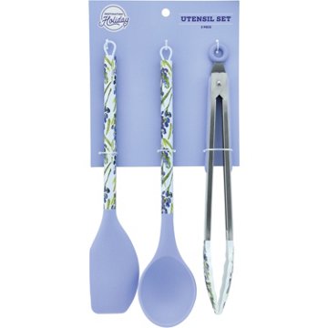 Destination Holiday Bluebonnet Utensil Set, 3 pc