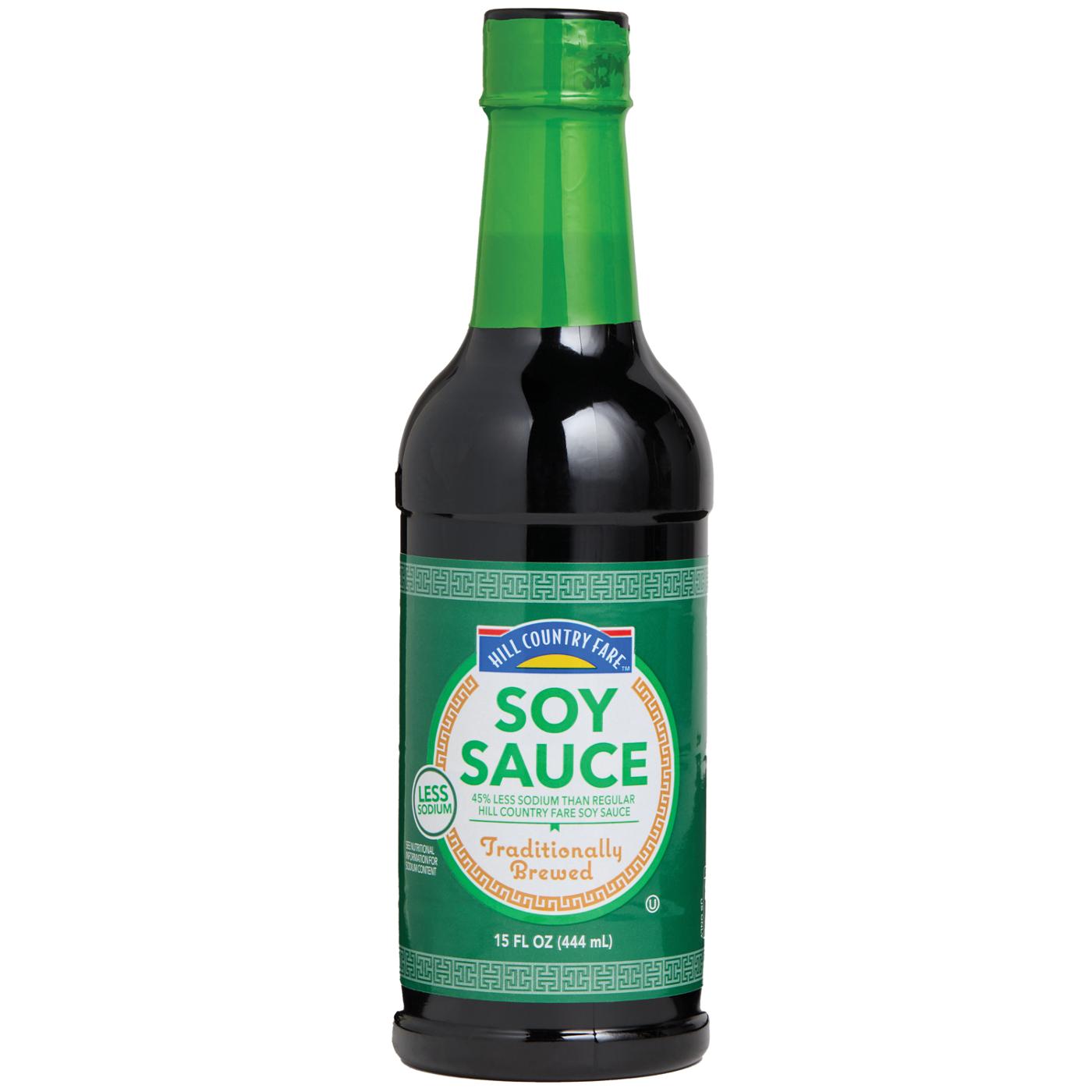 Hill Country Fare Less Sodium Soy Sauce; image 1 of 2