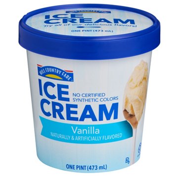 Hill Country Fare Vanilla Ice Cream