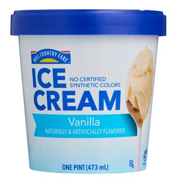Hill Country Fare Vanilla Ice Cream