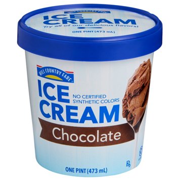 Hill Country Fare Chocolate Ice Cream