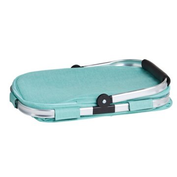 Destination Holiday Collapsible Insulated Basket - Teal, 16.9'' x 10.6'' x 9.8''