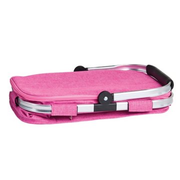 Destination Holiday Collapsible Insulated Basket - Pink, 16.9'' x 10.6'' x 9.8''