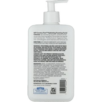 Hill Country Fare Hydrating Foaming Facial Cleanser - Normal to Oily Skin, Fragrance Free