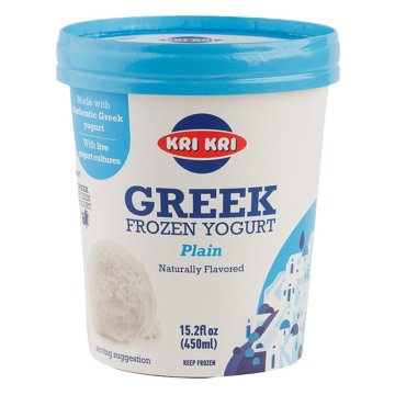 Kri Kri Plain Frozen Greek Yogurt, 15.2 oz