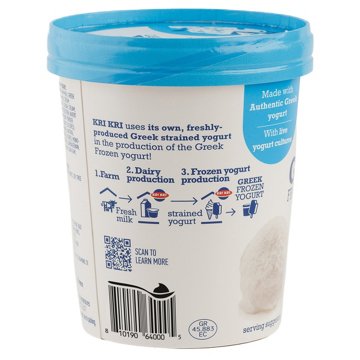 Kri Kri Plain Frozen Greek Yogurt, 15.2 oz