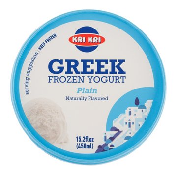 Kri Kri Plain Frozen Greek Yogurt, 15.2 oz
