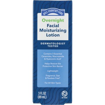 Hill Country Fare PM Facial Moisturizing Lotion - All Skin Types, Fragrance Free