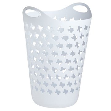 our goods Large Round White Original Texas Flexi Hamper