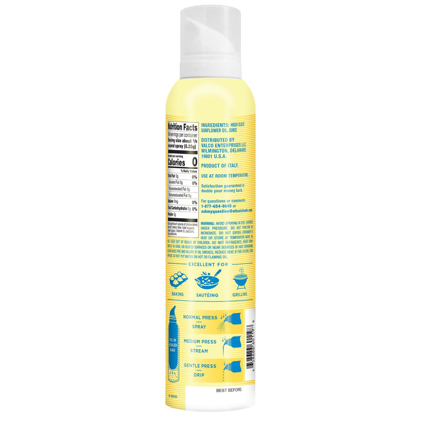 Ottavio Butter Flavored Cooking Spray; image 2 of 2
