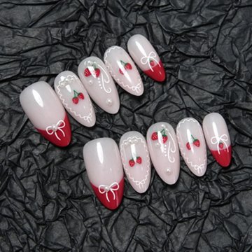 Vivid Tella Nails - Strawberry Sweet Hearts
