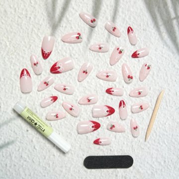 Vivid Tella Nails - Strawberry Sweet Hearts