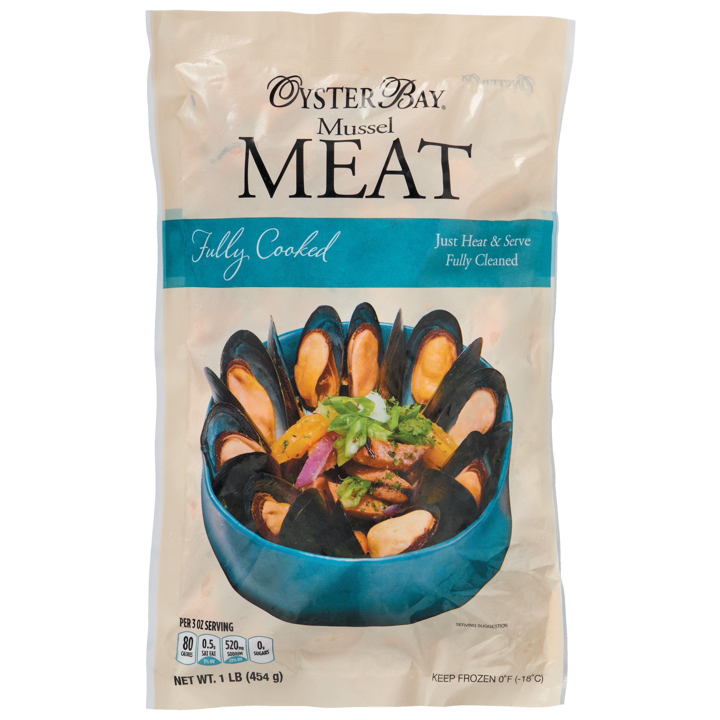 Oyster Bay Frozen Fully Cooked Mussel Meat - Shop Shrimp & shellfish at ...