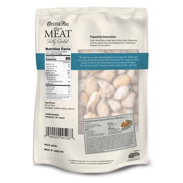 Oyster Bay Frozen Fully Cooked Mussel Meat, 1 lb