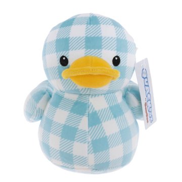 Quackerz Dale Blue Checker Easter Plush, 6"