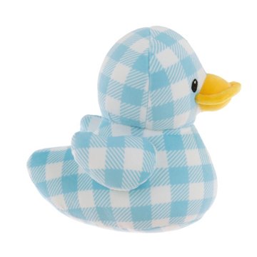 Quackerz Dale Blue Checker Easter Plush, 6"
