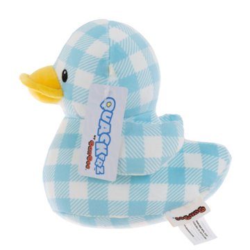 Quackerz Dale Blue Checker Easter Plush, 6"