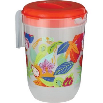 Destination Holiday Pitcher - Floral Orange, 4.4 L