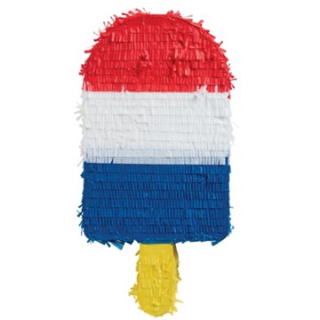Destination Holiday Red, White & Blue Popsicle Pinata