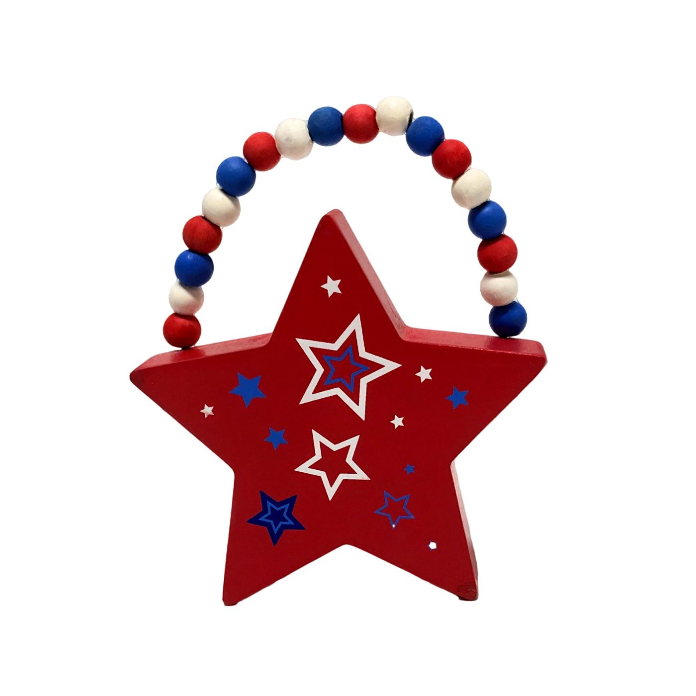 Destination Holiday Red Star Patriotic Table Décor - Shop Seasonal ...