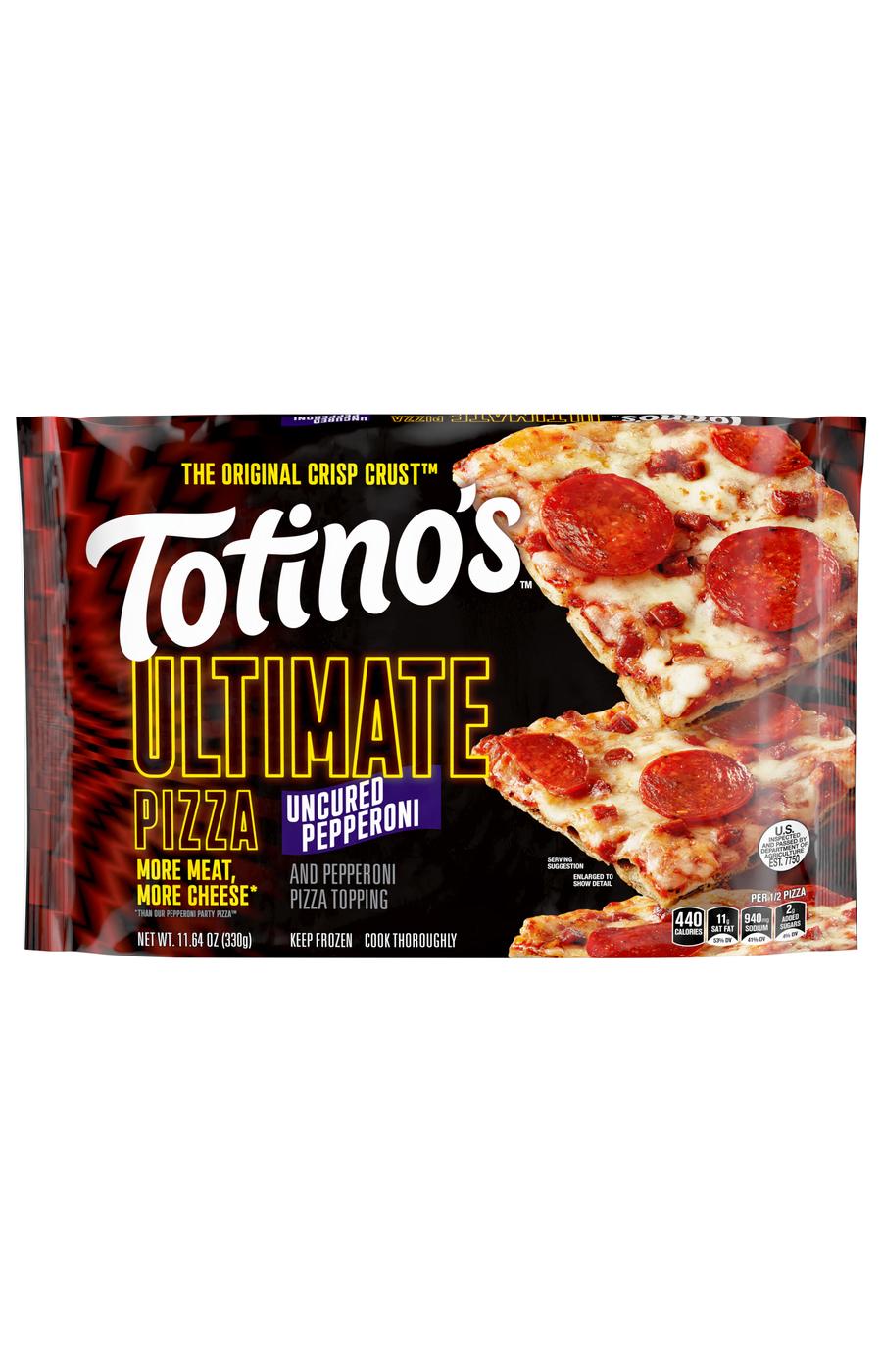 Totino's Ultimate Uncured Pepperoni Frozen Pizza; image 1 of 4