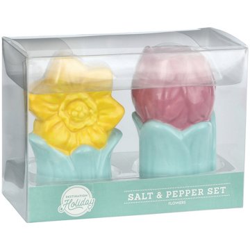 Destination Holiday Flowers Salt & Pepper Shakers, 2 pc