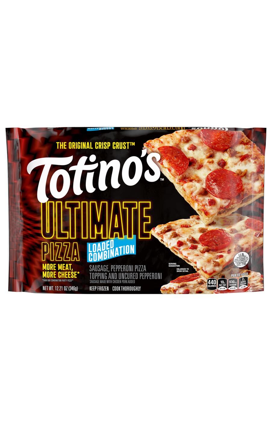 Totino's Ultimate Loaded Combination Frozen Pizza; image 1 of 4