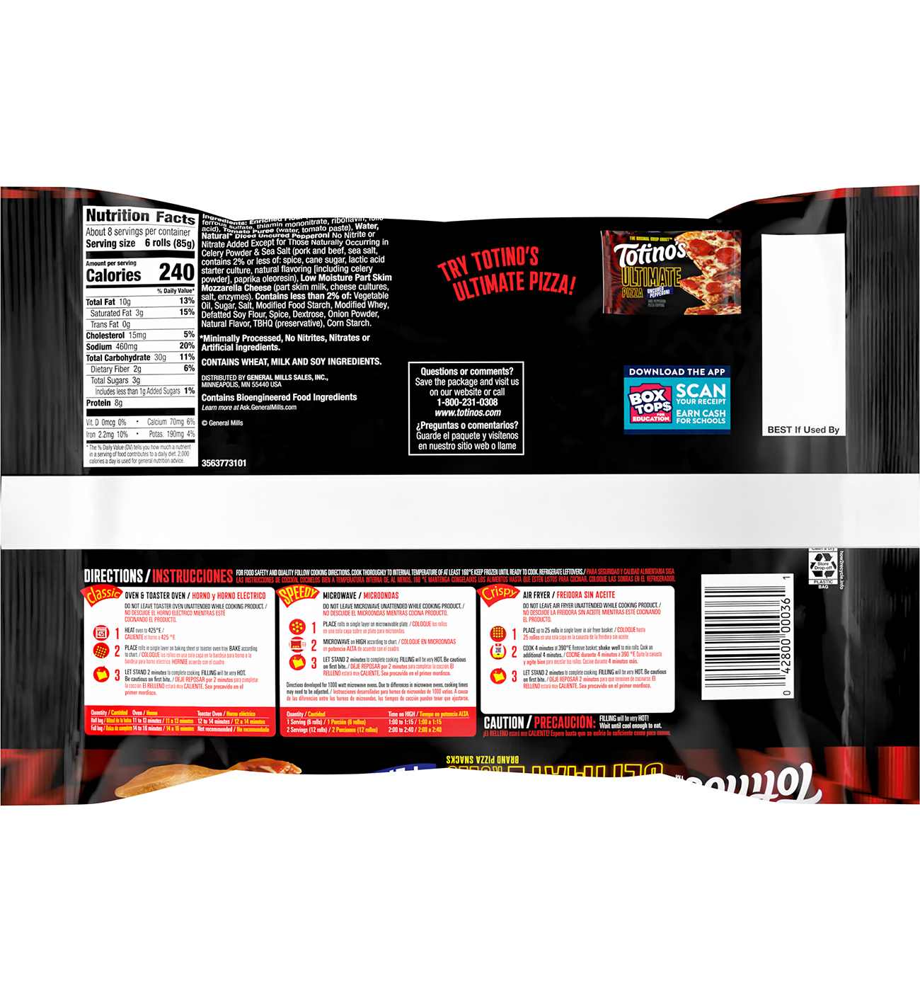 Totino's Ultimate Pizza Rolls - Uncured Pepperoni; image 2 of 4