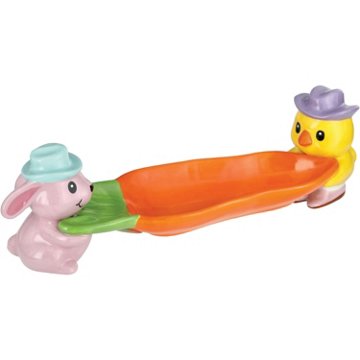 Destination Holiday Easter Buddies Carrot Dip Bowl, 13.19'' x 3.46'' x 4.06" 
