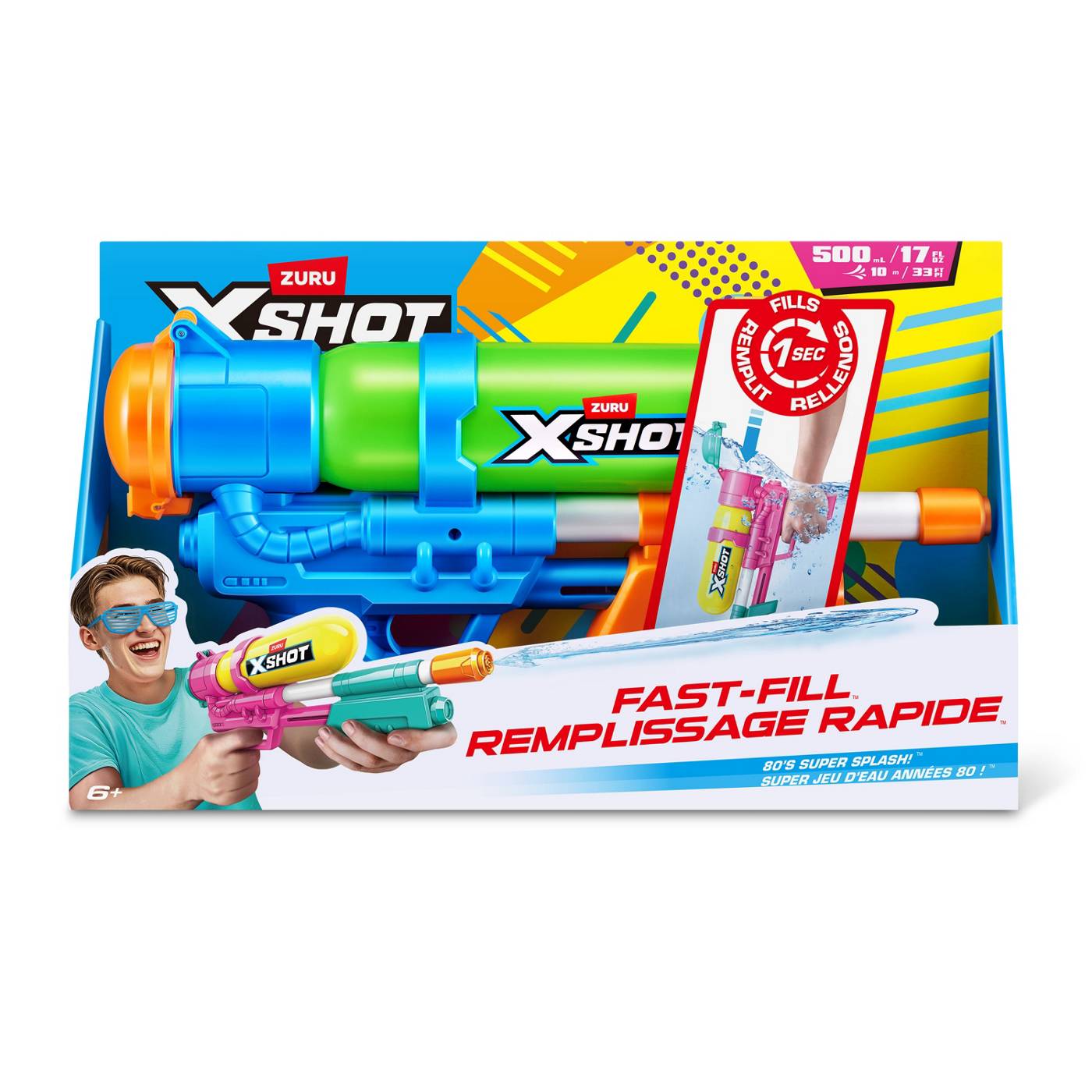 Zuru XSHOT Retro Fast-Fill Water Blaster - Assorted Colors; image 3 of 7