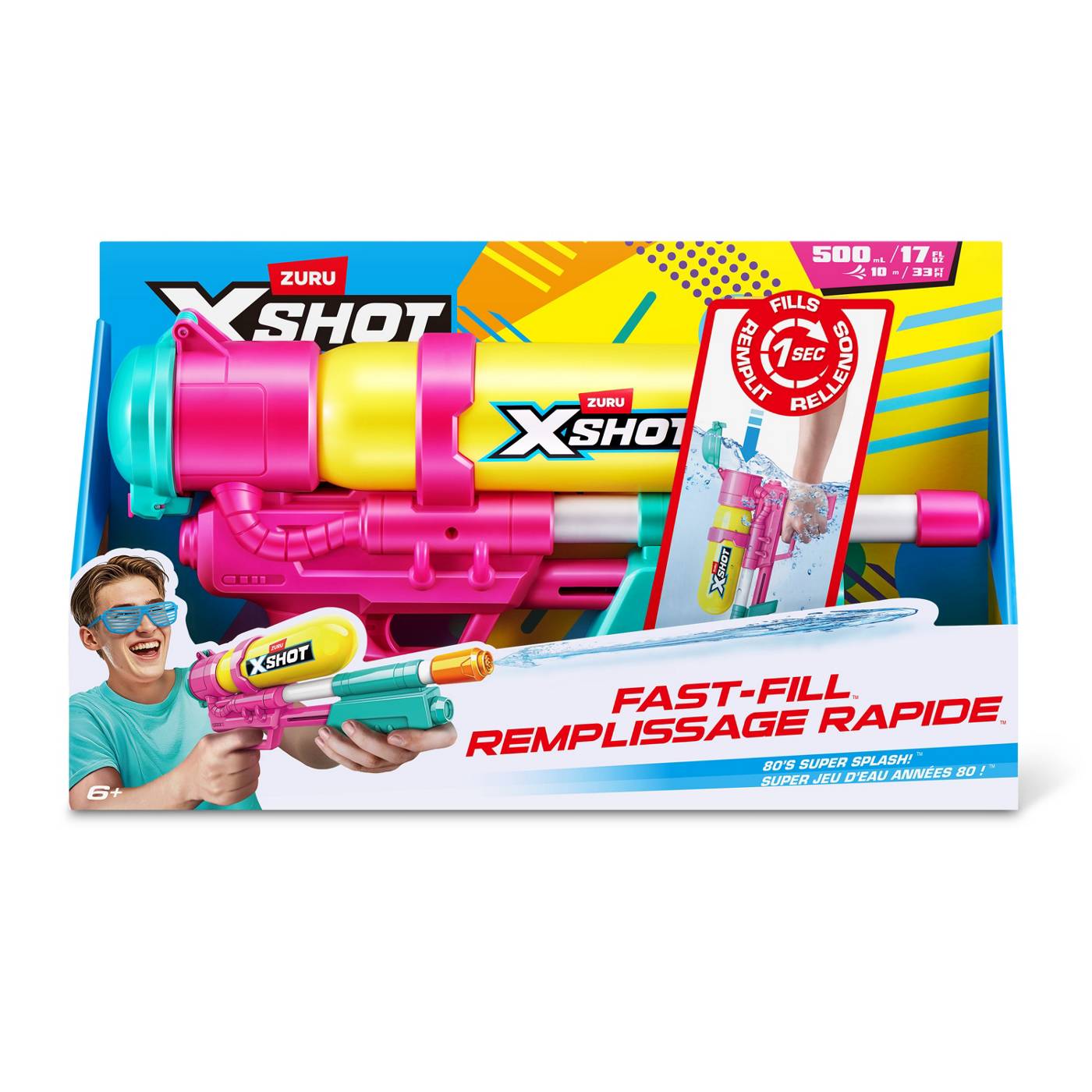 Zuru XSHOT Retro Fast-Fill Water Blaster - Assorted Colors; image 4 of 7